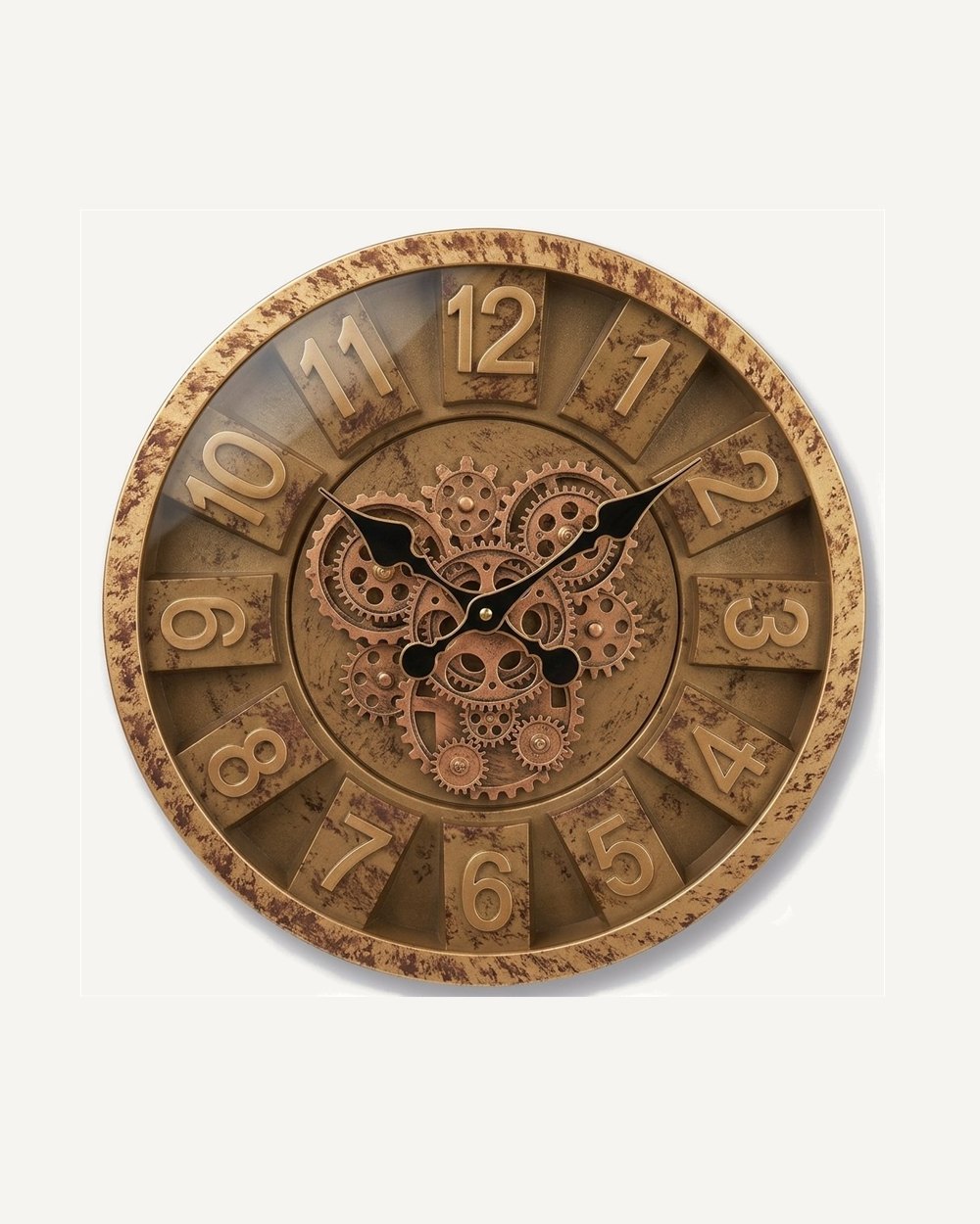 Golden Gear Clock