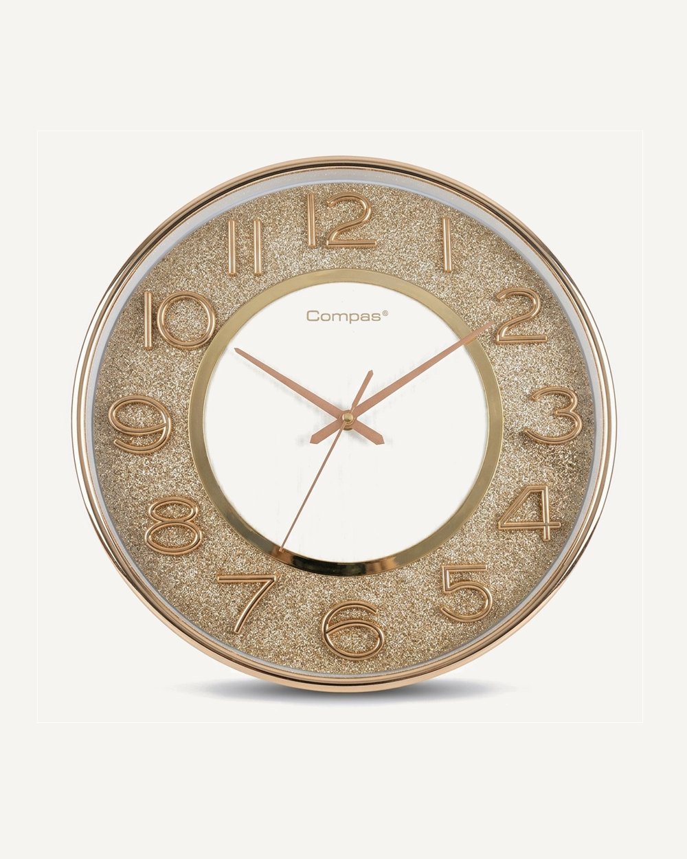 Compas Clock - Glitter