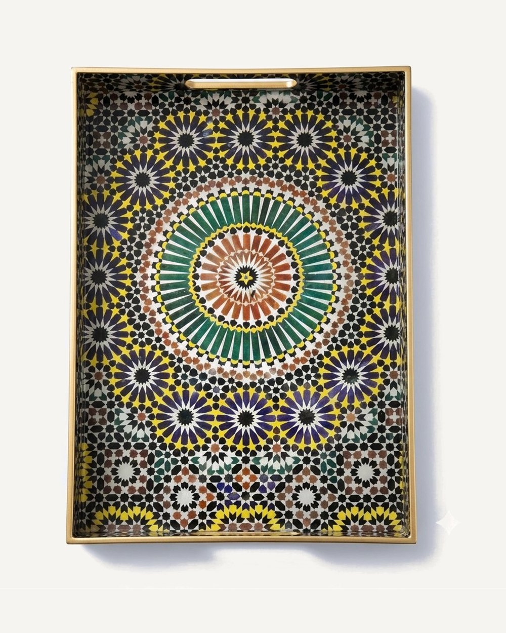 Moroccan Tray - Green