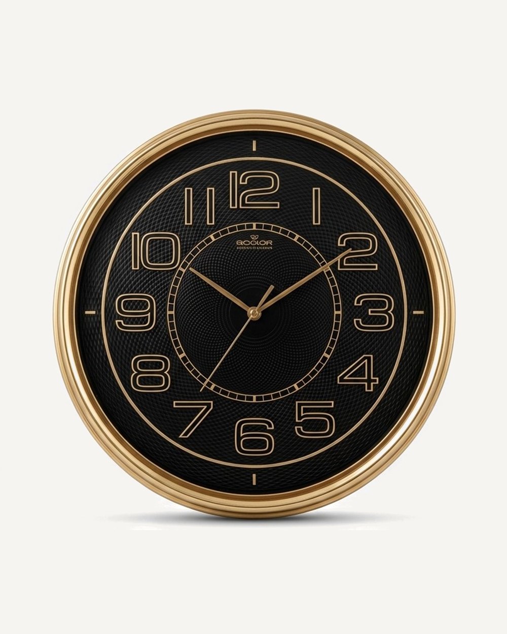 Navy and Gold Clock