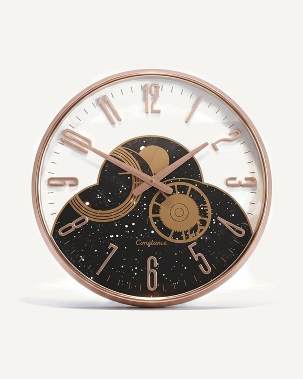 Gear Clock - Rose Gold
