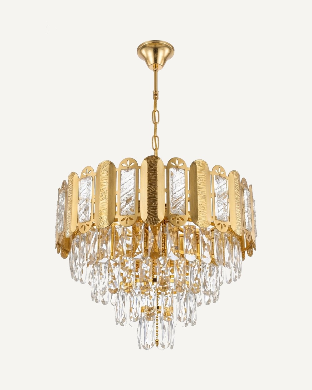 Crystal Tiered Chandelier