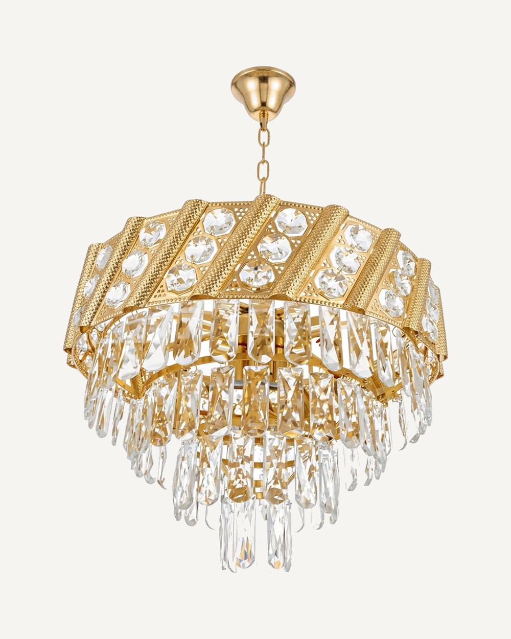 Crystal Cascade Chandelier