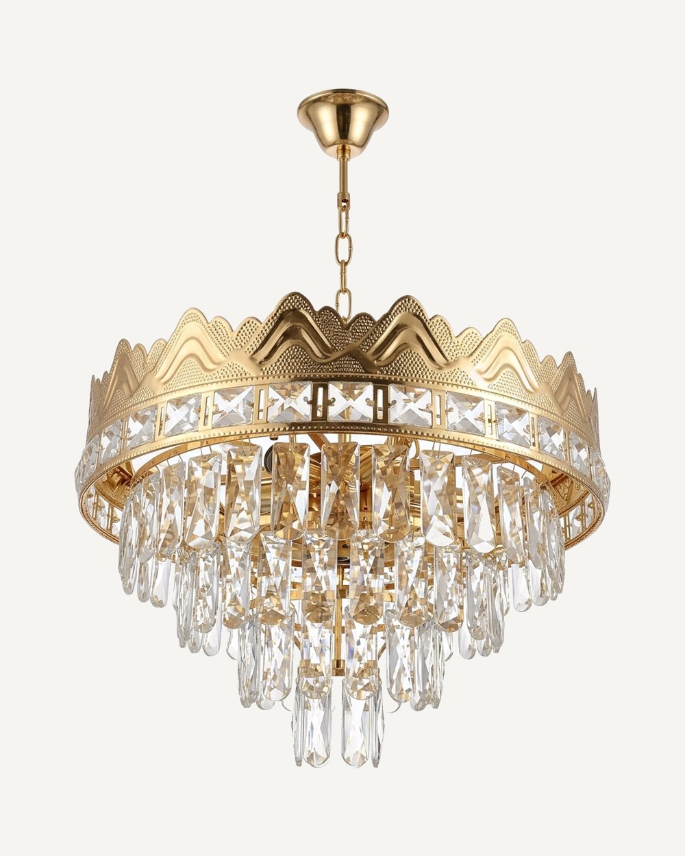 Crown Crystal Chandelier
