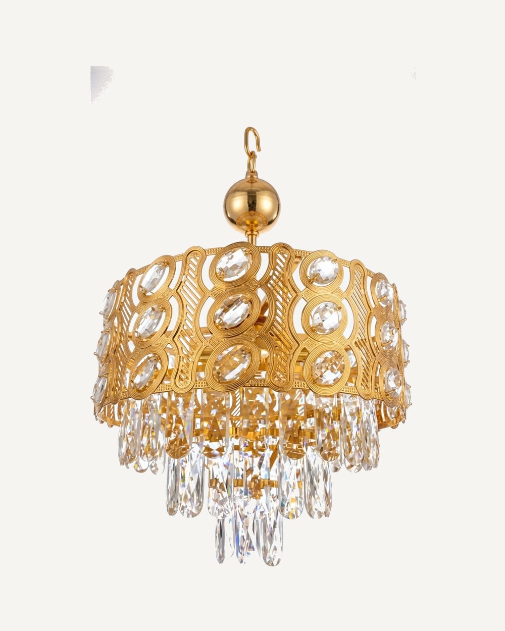 Jeweled Crystal Chandelier